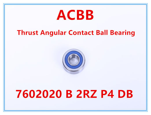 7602020 cuscinetto a sfera angolare del contatto di alta spinta di rigidità di DB di B 2RZ P4